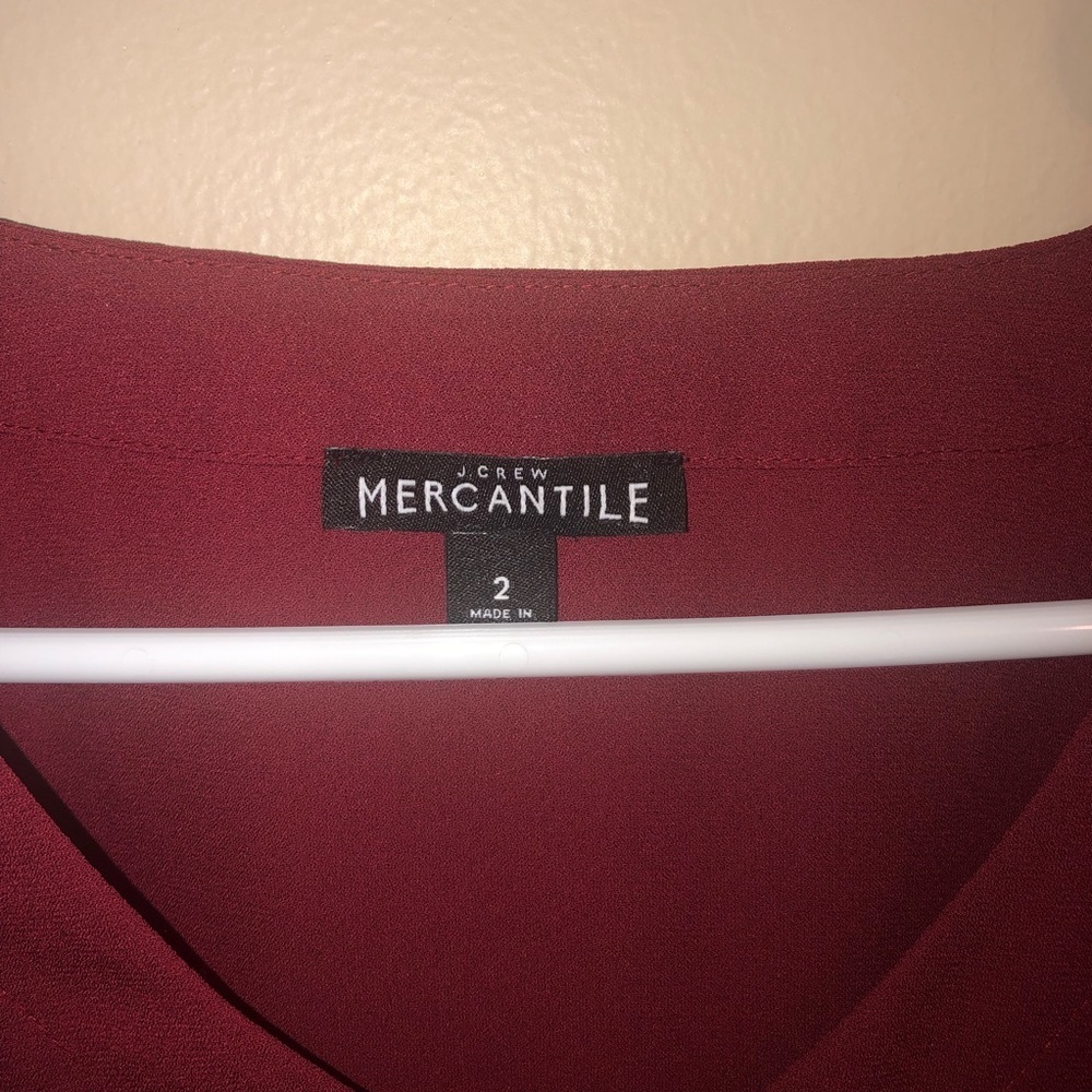 J Crew Factory Bow Sleeve Blouse - Picture 4 of 8